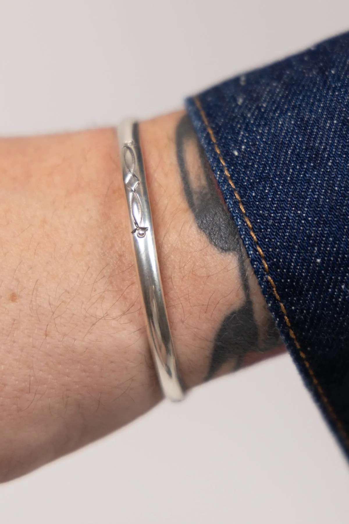 Medium Stamp Bangle sold by Canoe Club product image thumbnail 2