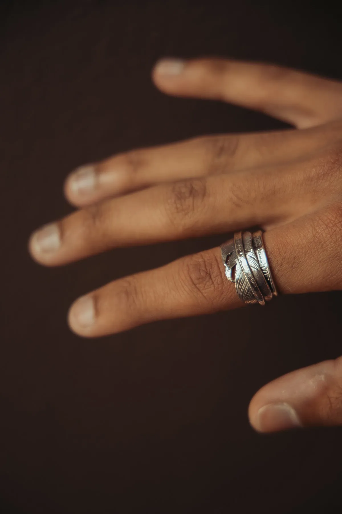 Liberty Feather Ring sold by Canoe Club product image thumbnail 2