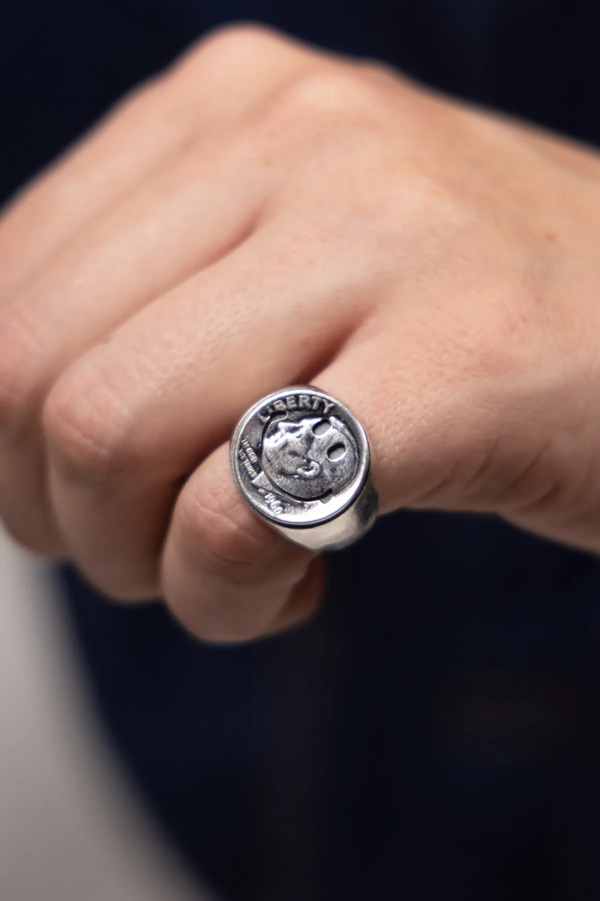 Smile Ring - Silver sold by Canoe Club product image thumbnail 3