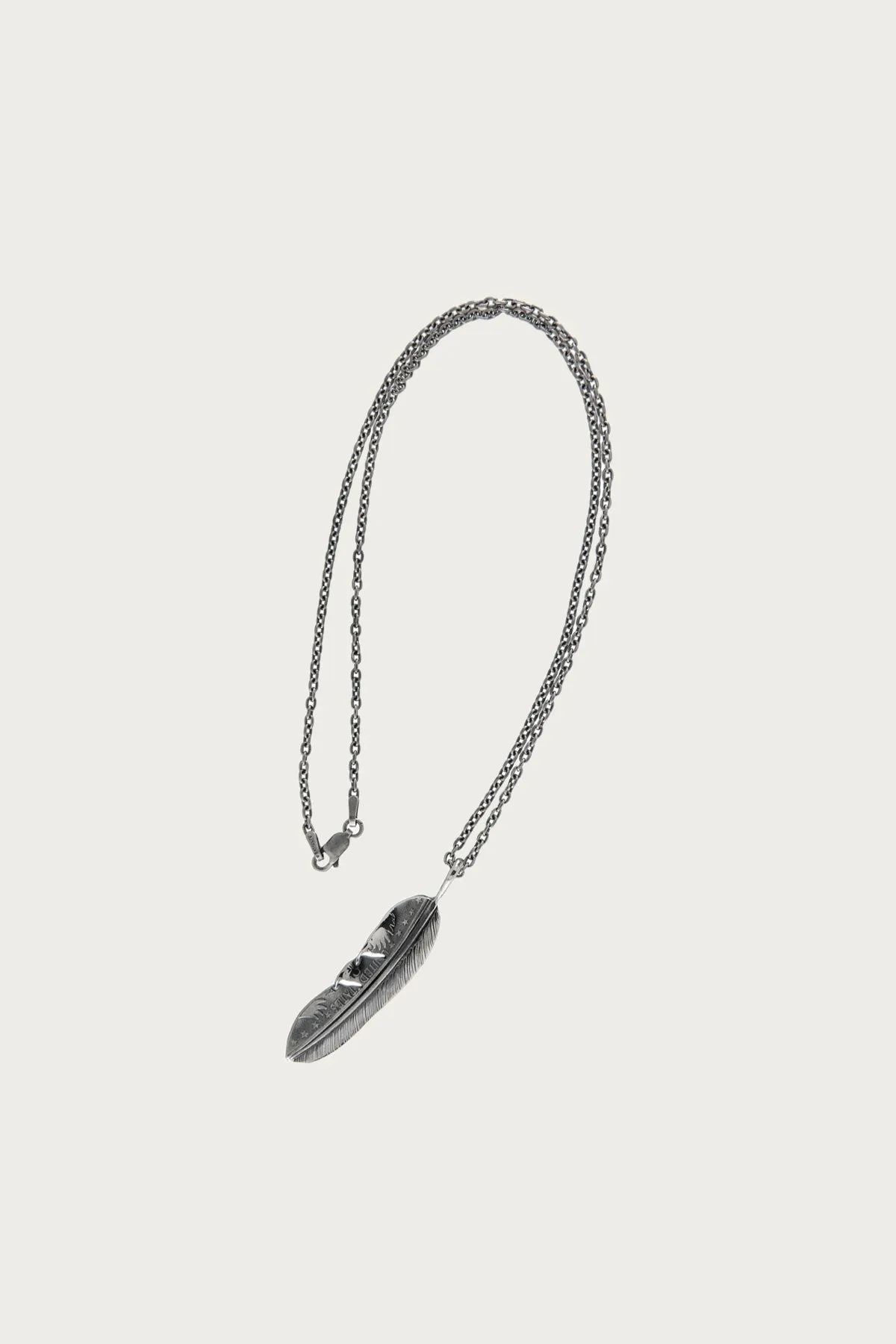 Medium Feather Necklace sold by Canoe Club