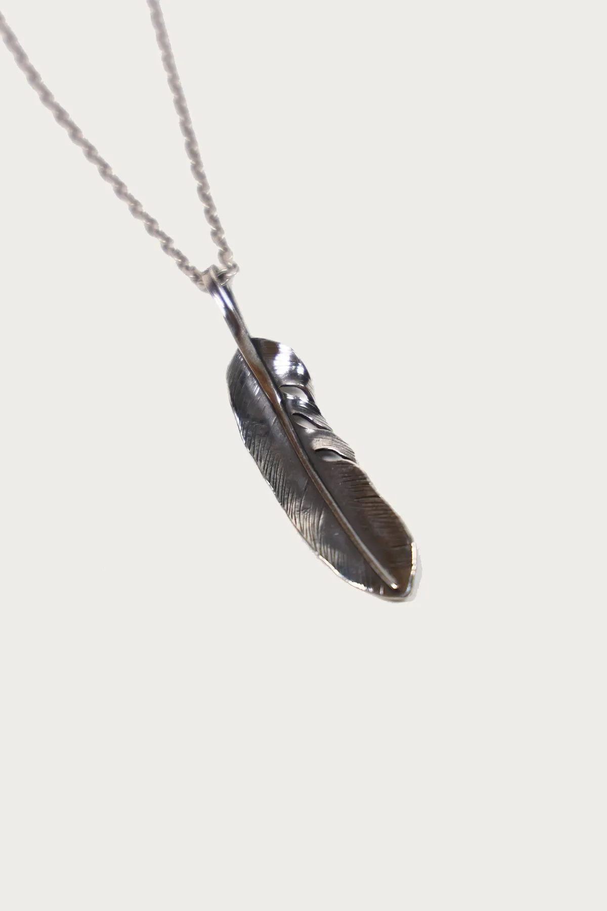 Large Liberty Feather Necklace sold by Canoe Club product image thumbnail 2