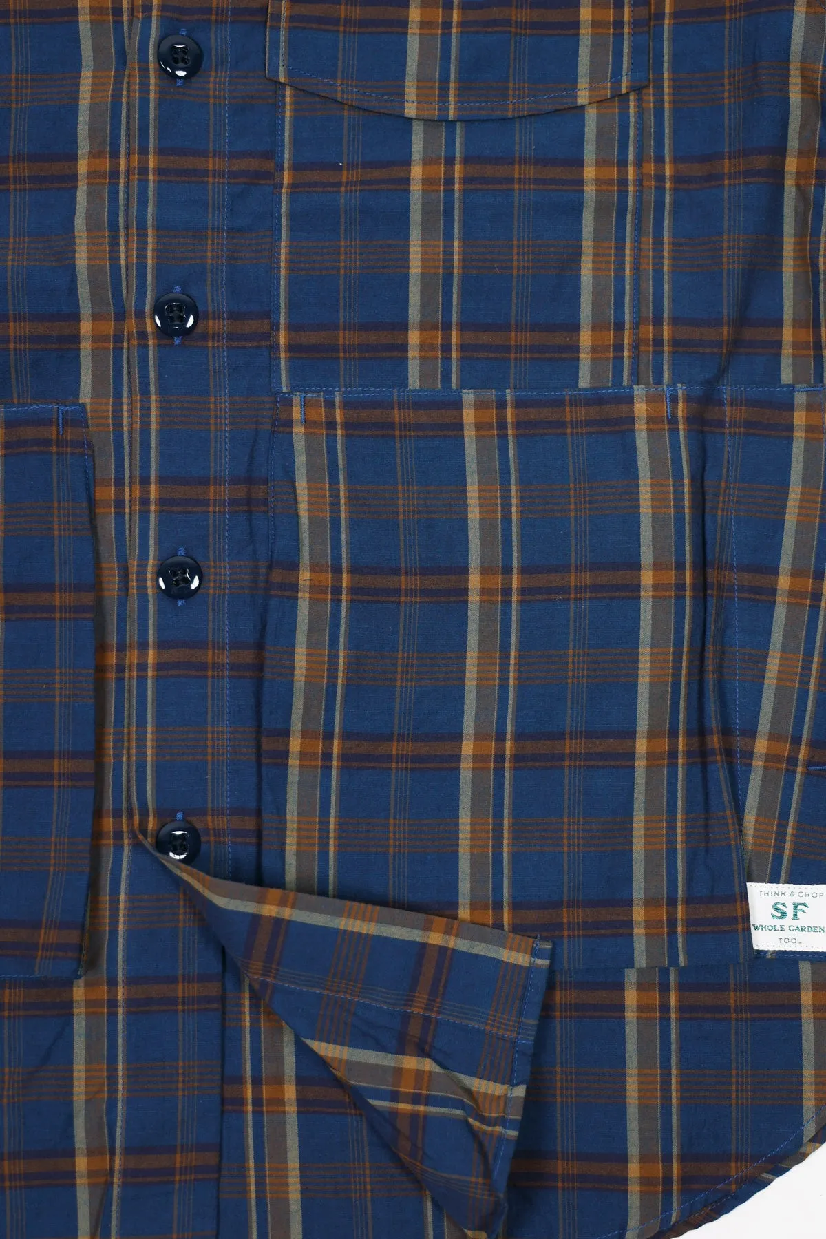 Digs Crew Half - Navy Check sold by Canoe Club product image thumbnail 3