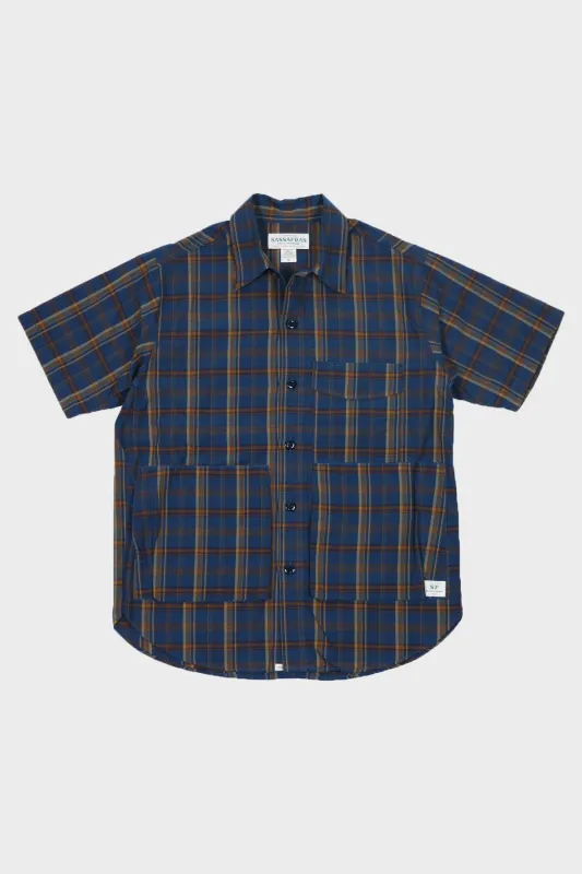 Digs Crew Half - Navy Check made by Canoe Club