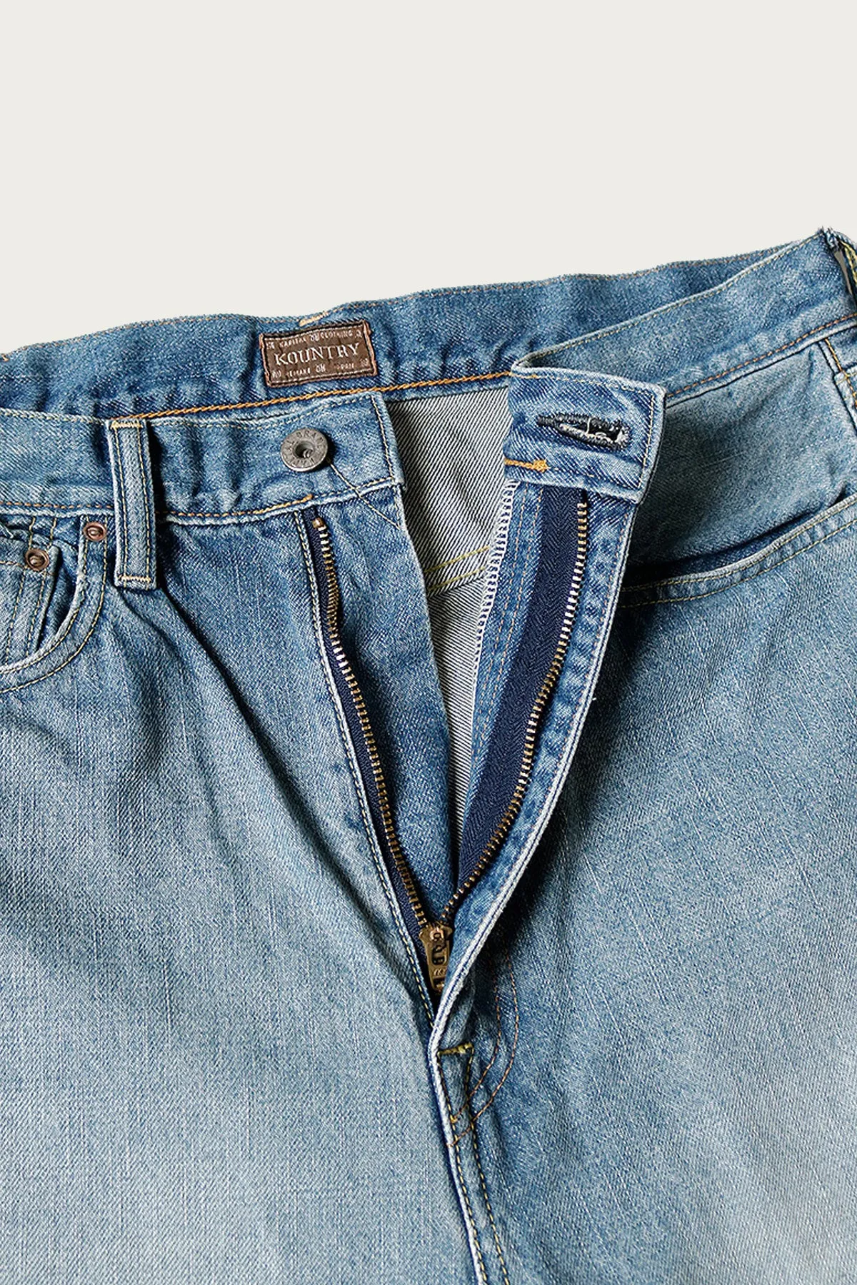 14oz Denim 5P Shorts (BONE) - Pro sold by Canoe Club product image thumbnail 4