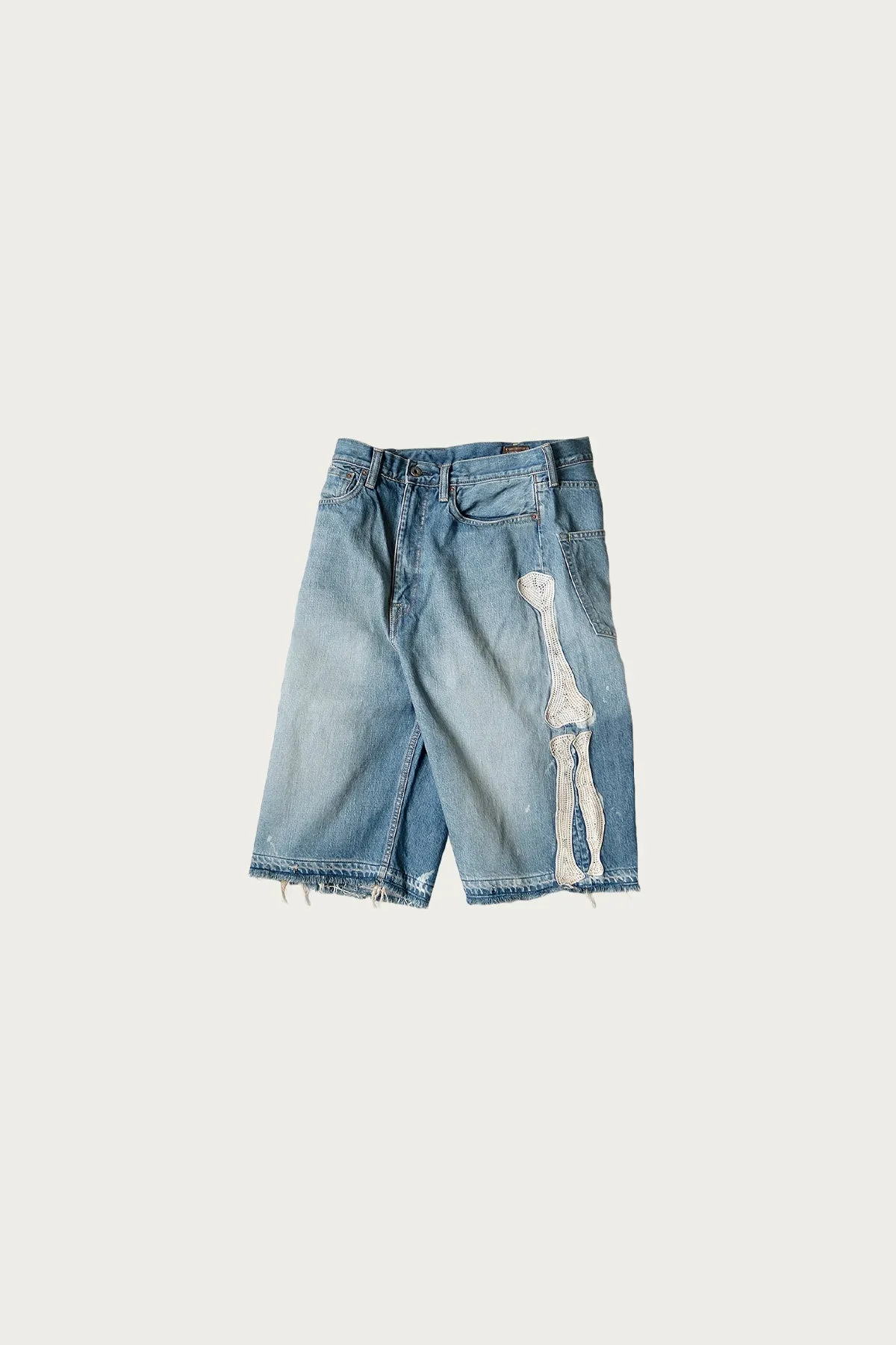 14oz Denim 5P Shorts (BONE) - Pro sold by Canoe Club product image thumbnail 5