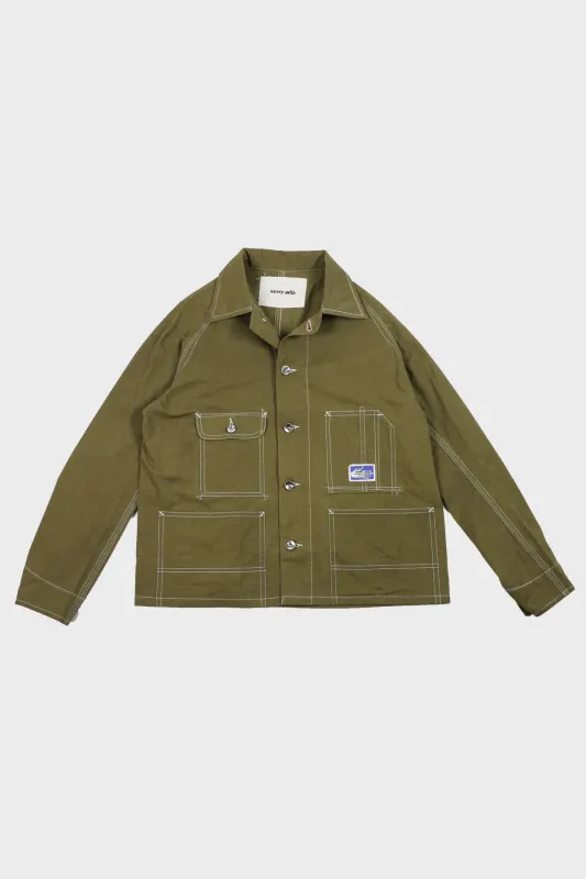 Railroad Jacket - Olive Wonky-Wear sold by Canoe Club