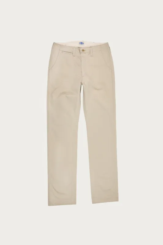 Blue Seal Chino Trousers - Khaki made by The Real McCoy's