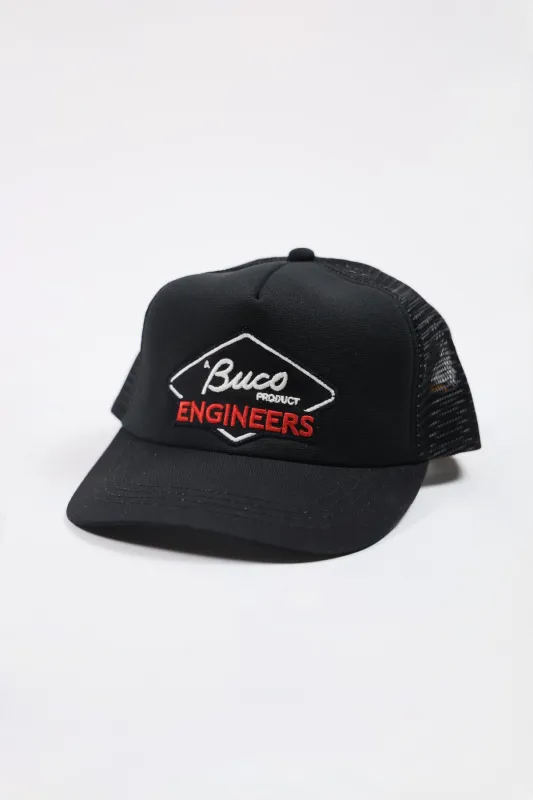 Buco Mesh Cap - Engineers Black/Black made by The Real McCoy's