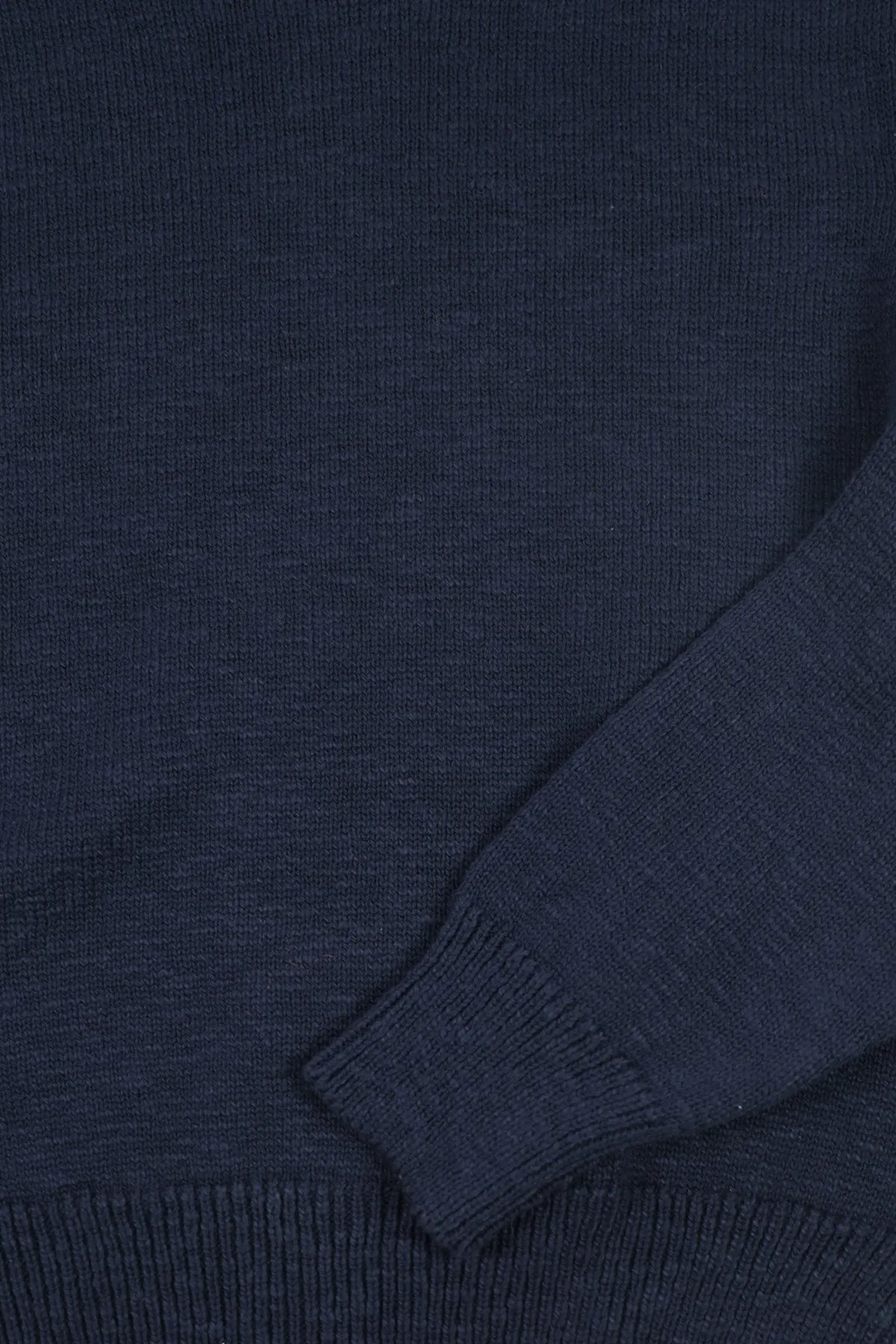Cotton Crewneck Sweater - Navy sold by Canoe Club product image thumbnail 3