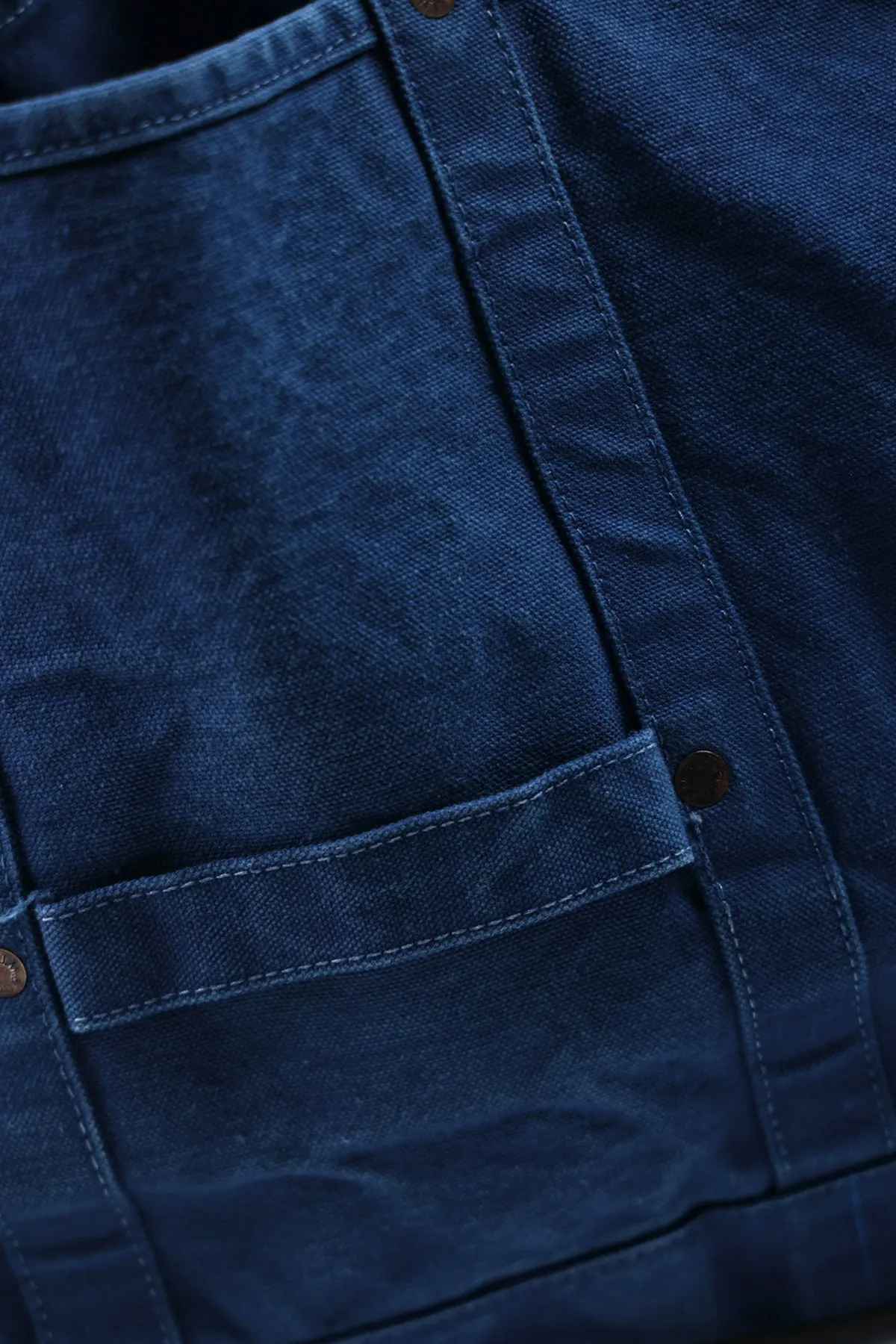 Coal Tote - Indigo Dyed sold by Canoe Club product image thumbnail 3