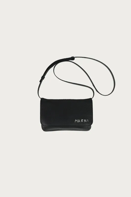 Shoulder Pochette - Black made by Marni