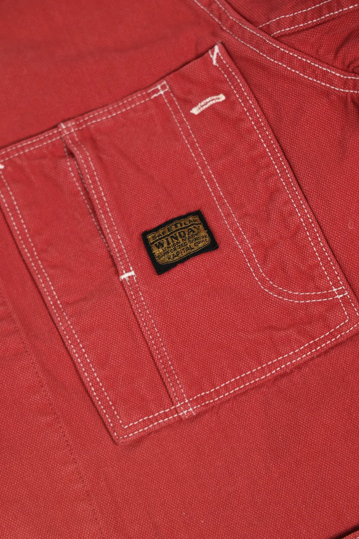 CALIFORNIA RED Canvas CACTUS Coverall - Red sold by Canoe Club product image thumbnail 4