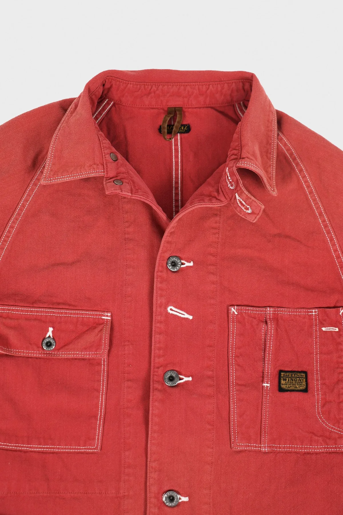 CALIFORNIA RED Canvas CACTUS Coverall - Red sold by Canoe Club product image thumbnail 2