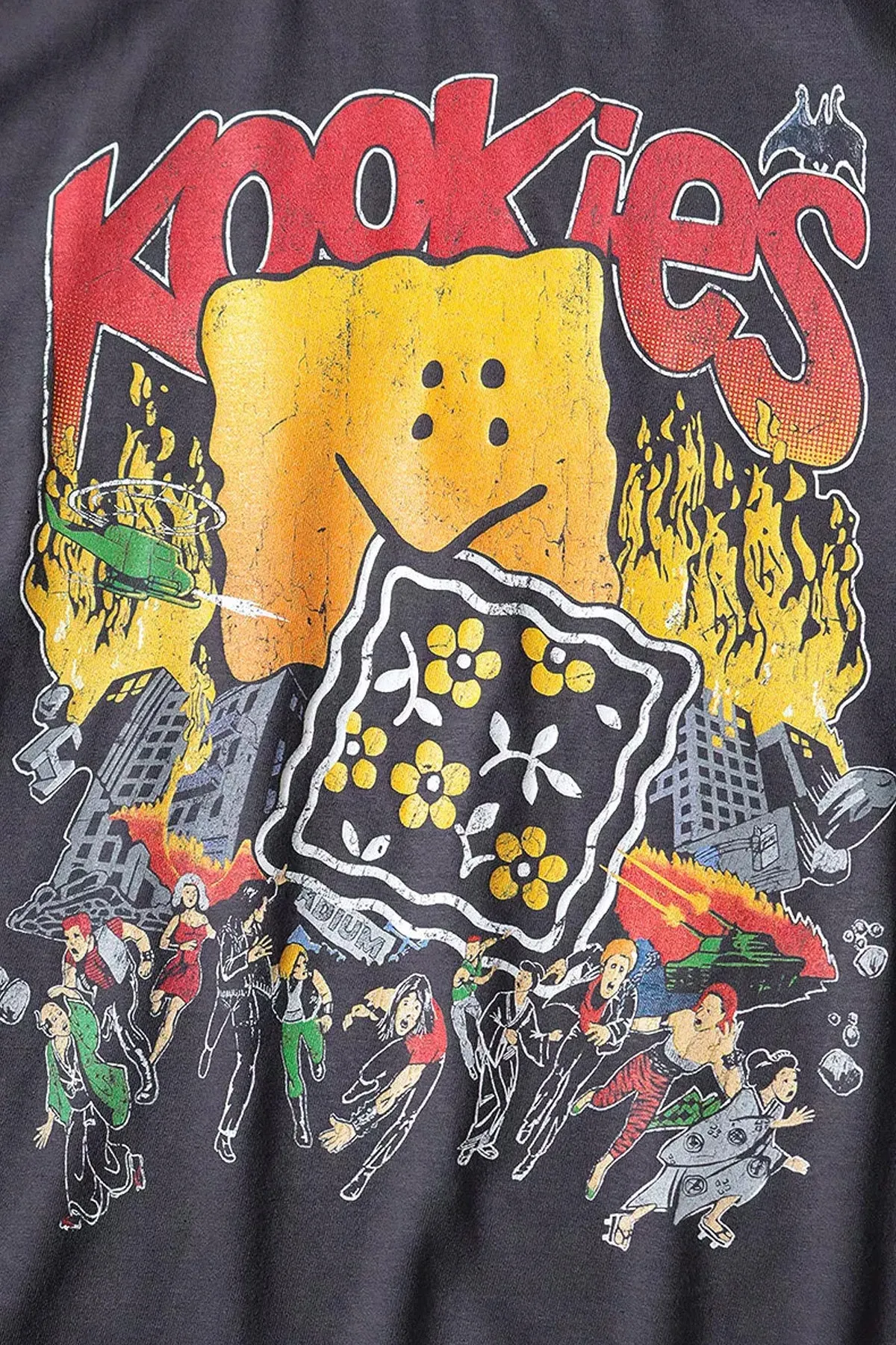 20/-Jersey Crew T (BUSTER PECKISH BOWY) - Black sold by Canoe Club product image thumbnail 2