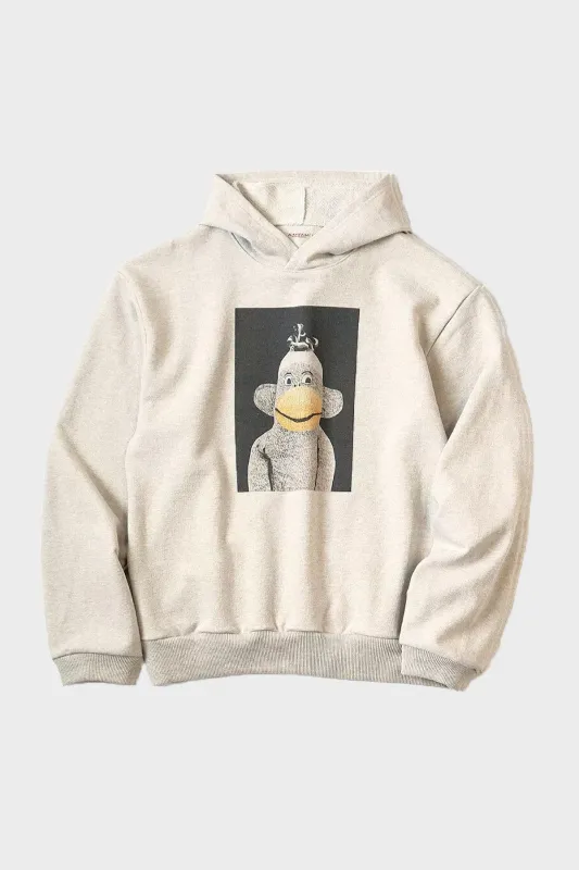 TOP SWT Knit Hoodie (NENESAKU) - Natural made by Kapital