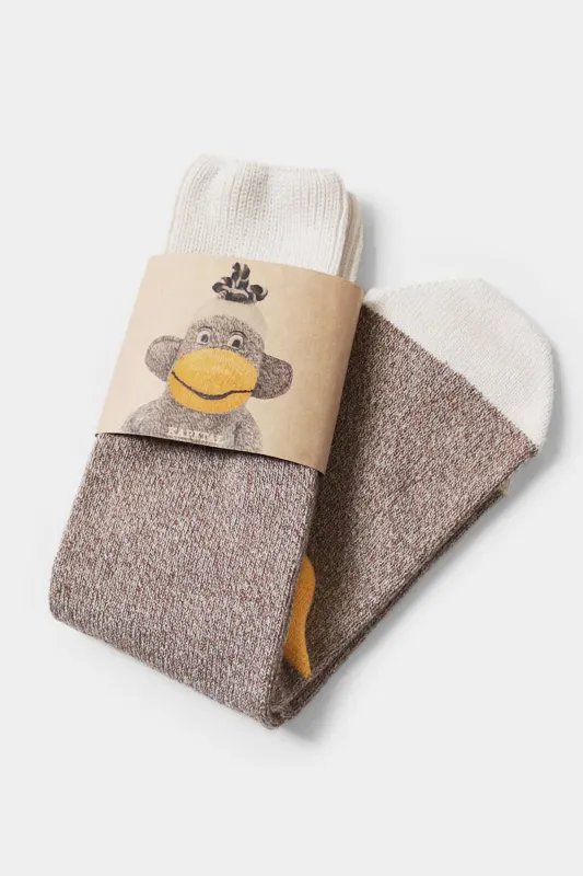 96 Yarns MONKEY DIY Socks - Beige made by Kapital