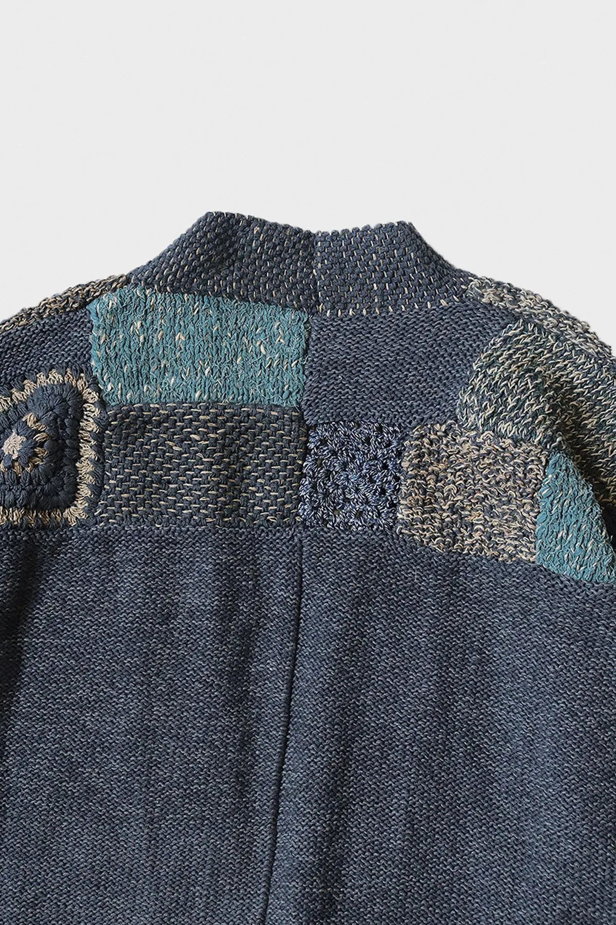 3G Hand Knit SPRING TUGIHAGI KESA Cardigan - Charcoal sold by Canoe Club product image thumbnail 4
