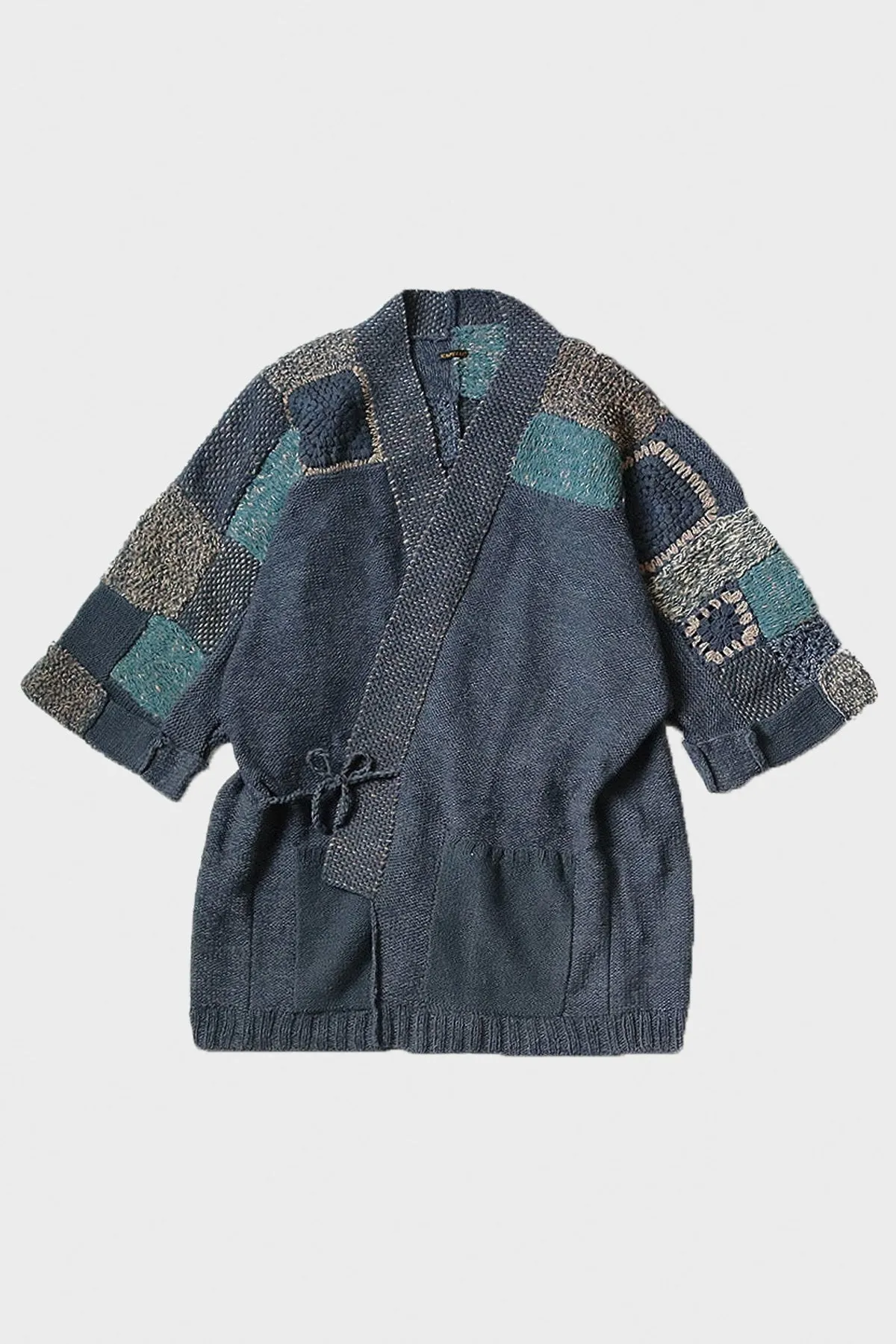 3G Hand Knit SPRING TUGIHAGI KESA Cardigan - Charcoal sold by Canoe Club product image thumbnail 2