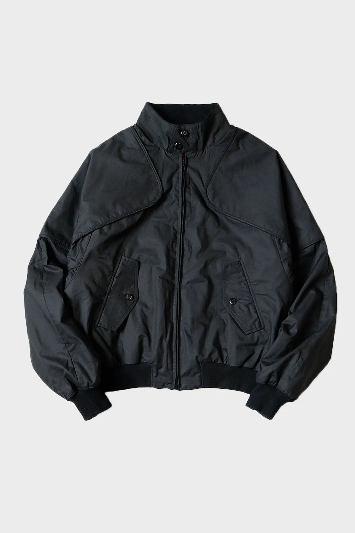Dry Twill SHAM BOMBER Golf JKT - Black sold by Canoe Club