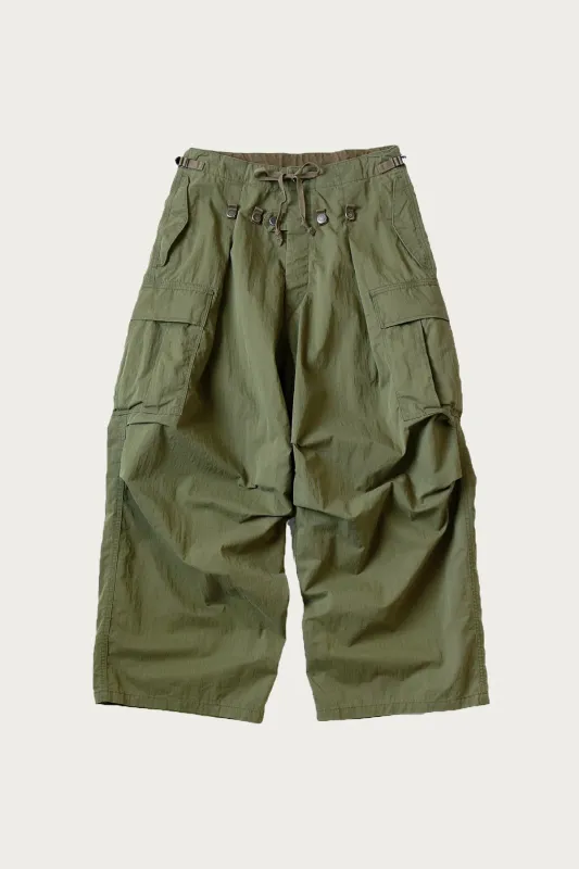 Rip Stop JUMBO Cargo Pants - Khaki made by Kapital