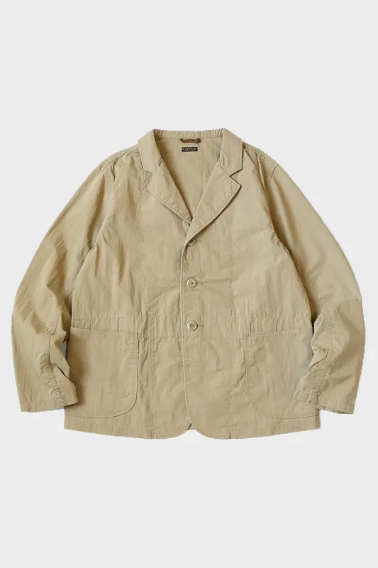 Rip-Stop HOSPITAL Jacket - Beige made by Kapital