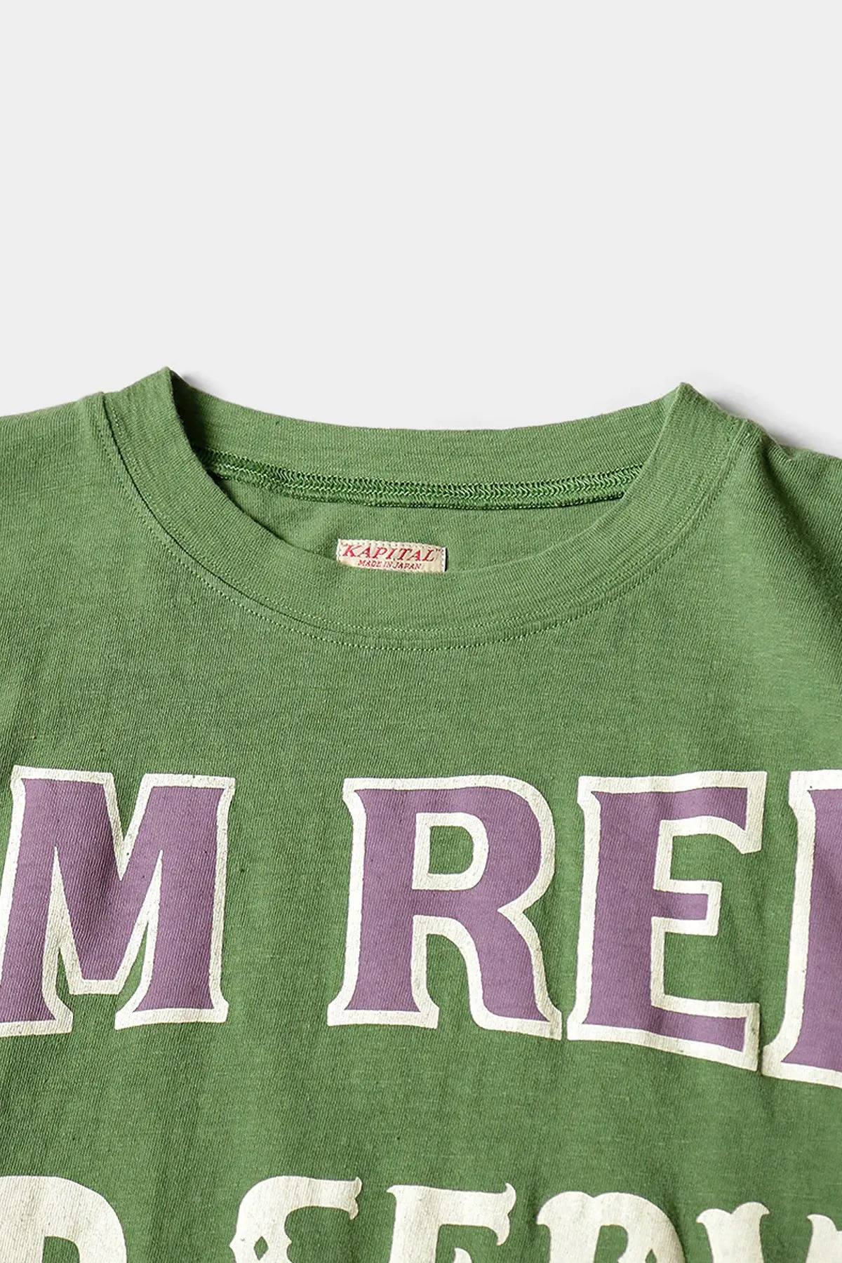 18.5/- Jersey HUGE-T (DENIM REPAIR) - Green sold by Canoe Club product image thumbnail 2