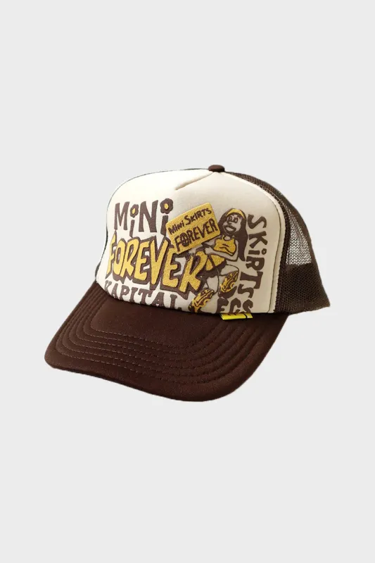 KAPITAL LEGS MiNi SKiRTs FOREVER Truck Cap - Natural/Brown made by Kapital