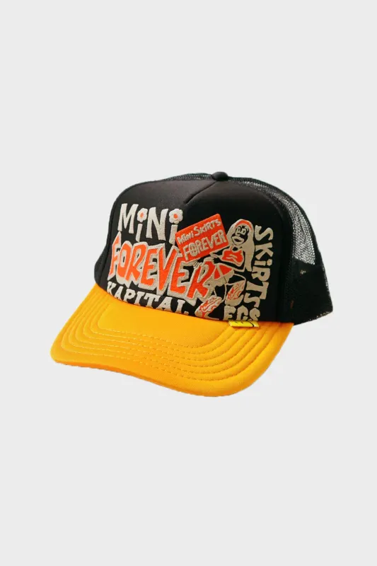 KAPITAL LEGS MiNi SKiRTs FOREVER Truck Cap - Black/Gold made by Kapital
