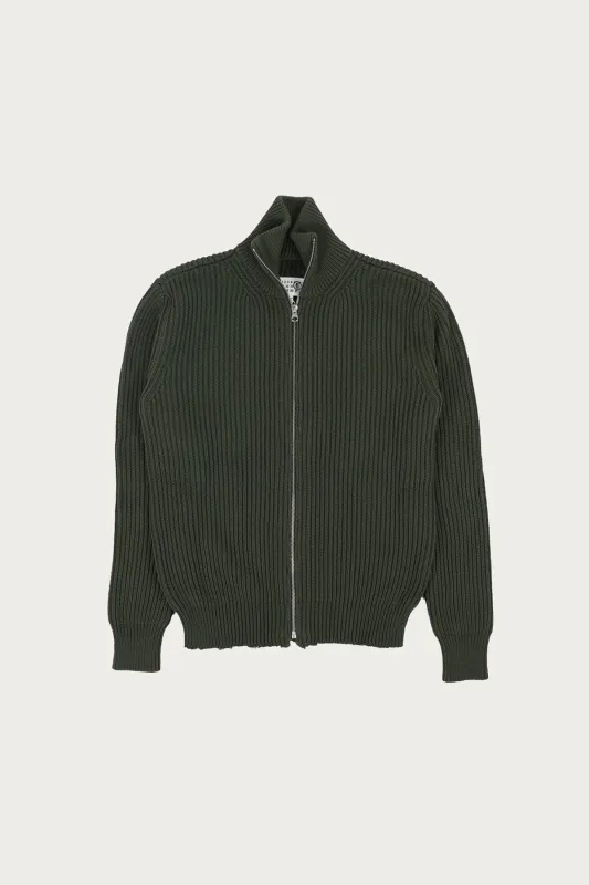 Zipped Sports Jacket - Olive made by Maison Margiela