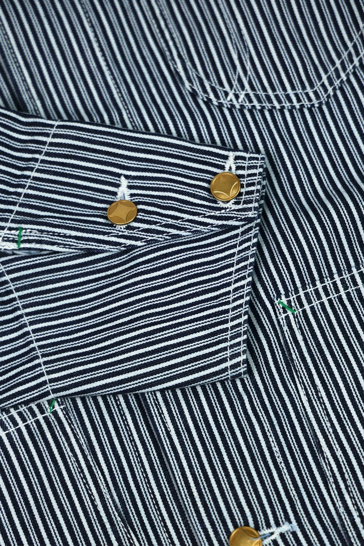 Liberty Stripe Barn Jacket - Rinsed sold by Canoe Club product image thumbnail 4