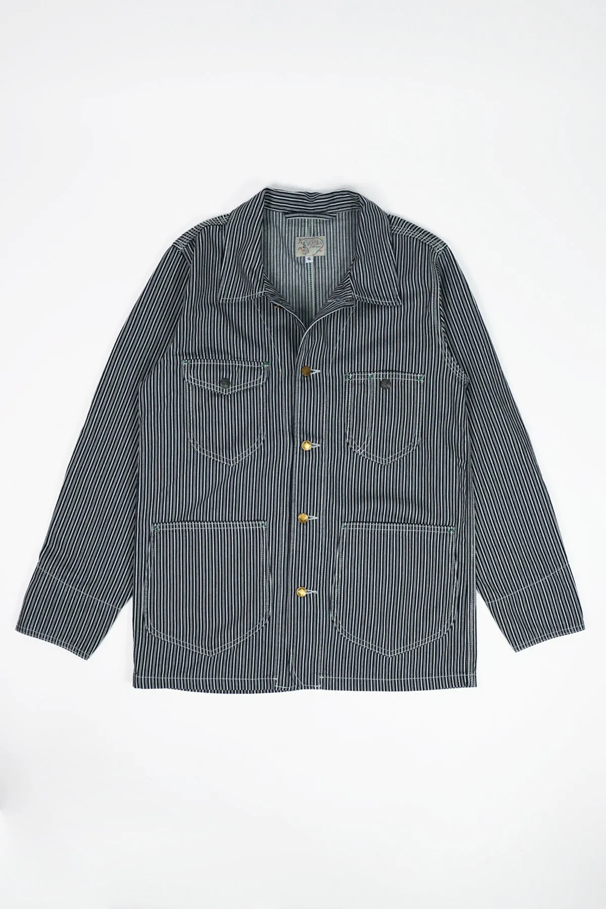 Liberty Stripe Barn Jacket - Rinsed sold by Canoe Club