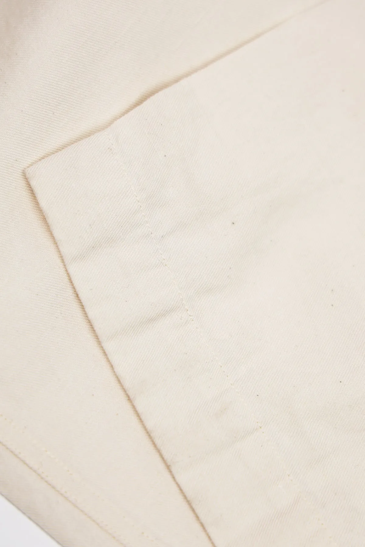 Flat Front Slub Cotton/Linen Twill Chinos - Unbleached sold by Canoe Club product image thumbnail 3