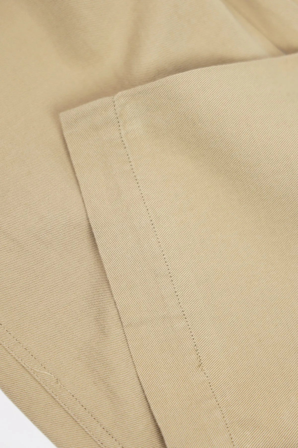 Flat Front Slub Cotton/Linen Twill Chinos - Camp Khaki sold by Canoe Club product image thumbnail 3