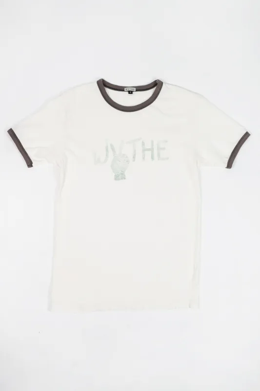 Cotton Ringer Printed Tee - Peace made by Wythe NY