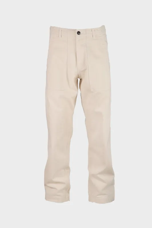 New Fatigue Trousers - Off White made by Fortela