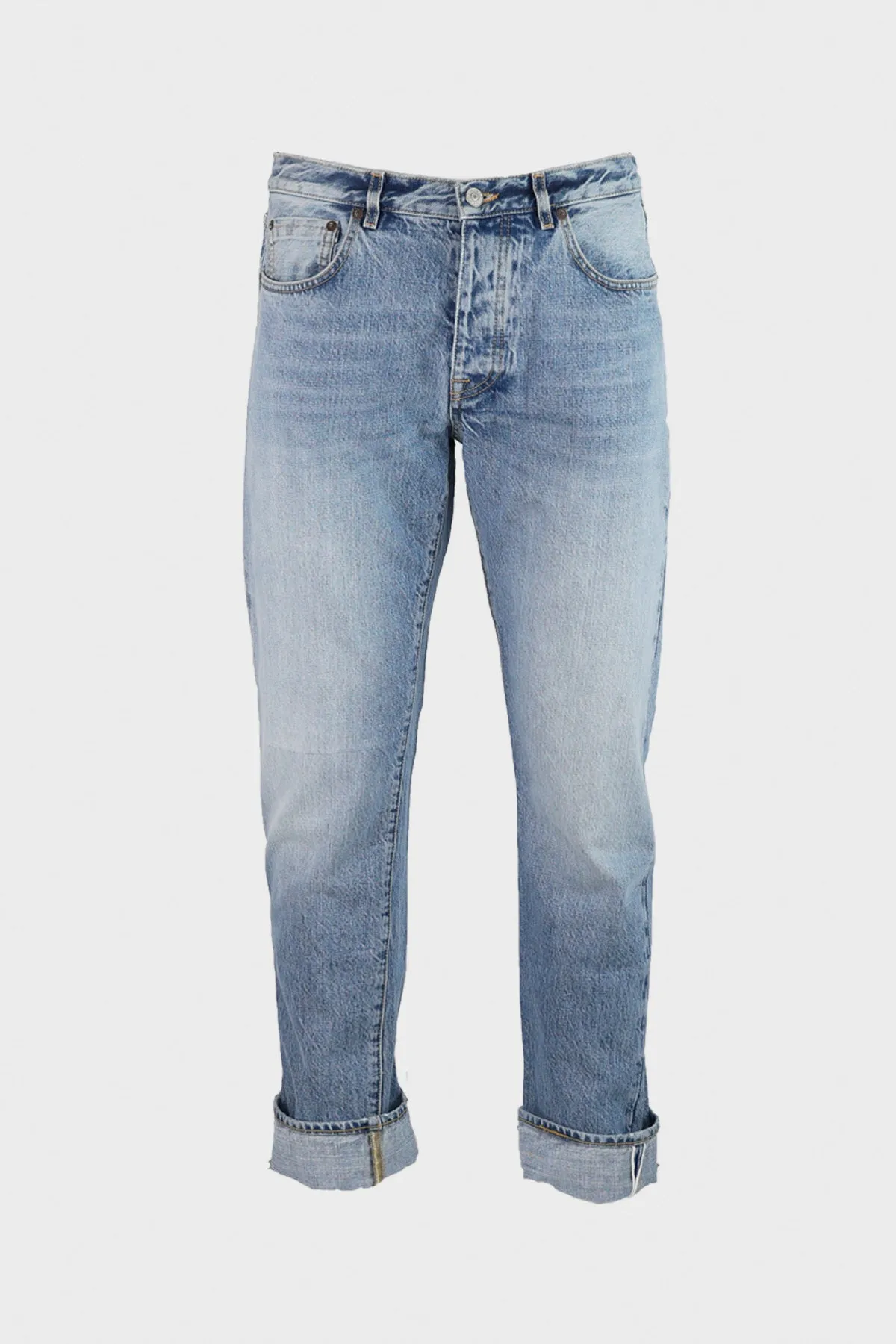 John 5 Pocket Denim Pants - Light Washed sold by Canoe Club