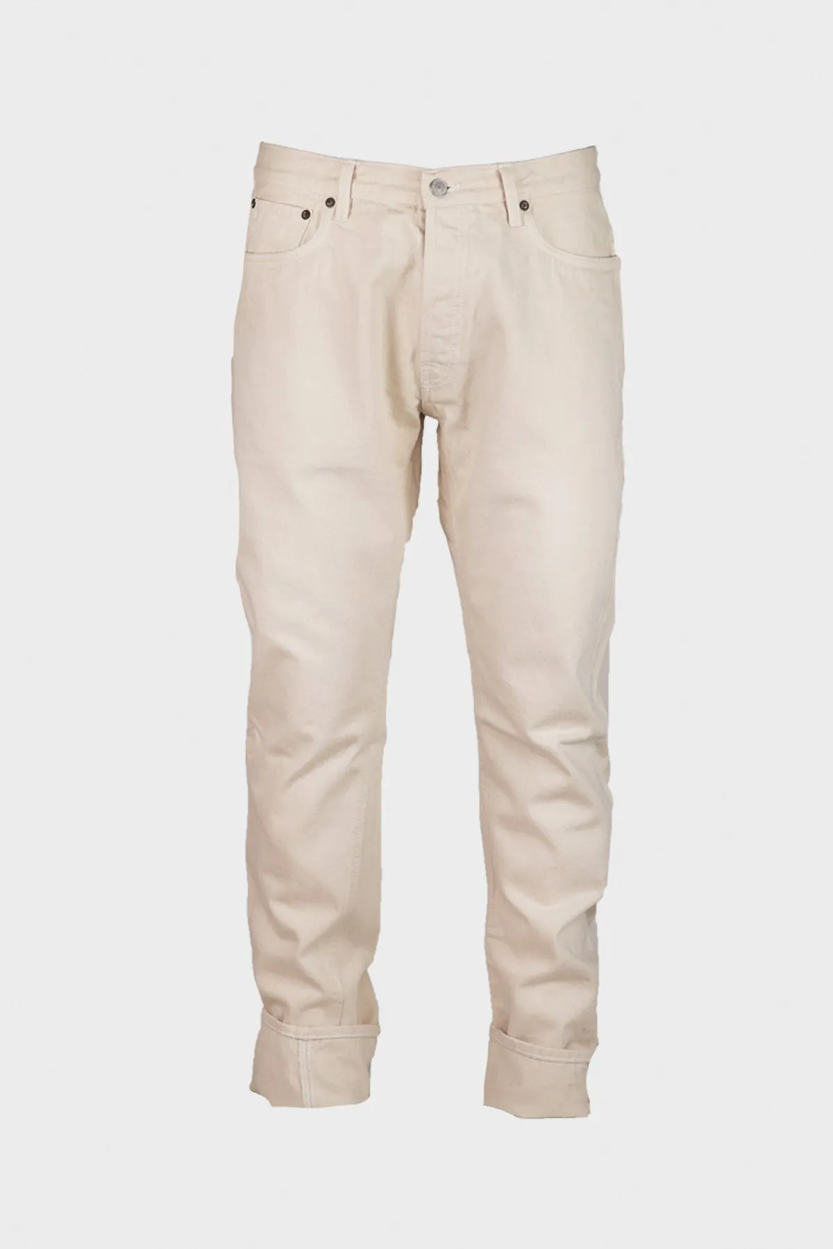 John 5 Pocket Denim Pants - Off White sold by Canoe Club