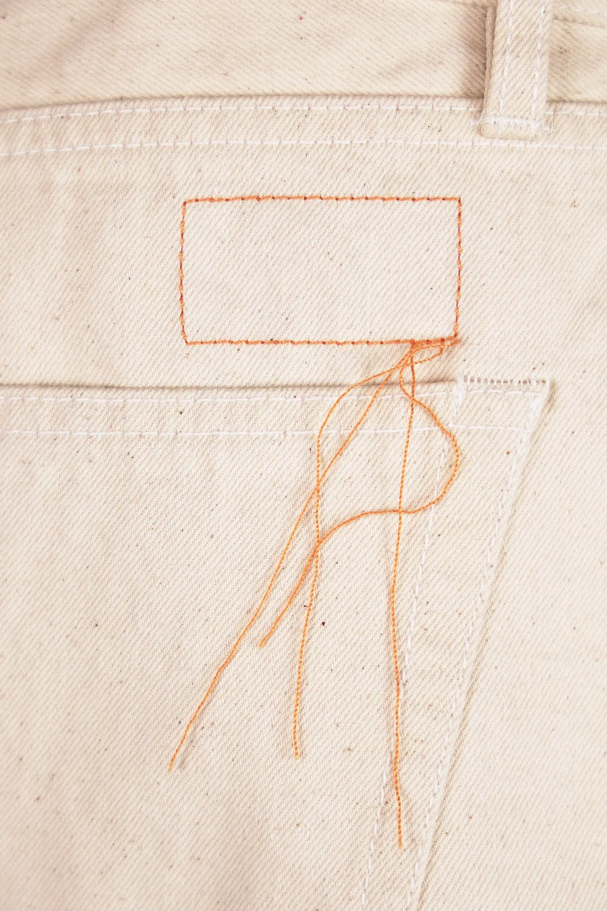 John 5 Pocket Denim Pants - Off White sold by Canoe Club product image thumbnail 3