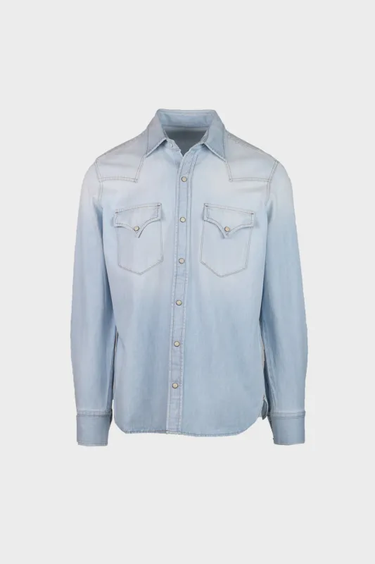 Texan Shirt - Blue sold by Canoe Club