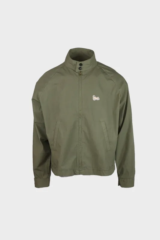 Carrol Zippered Bomber - Green made by Fortela