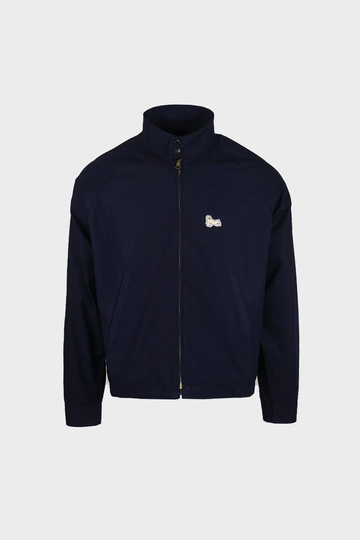 Carrol Zippered Bomber - Blue sold by Canoe Club
