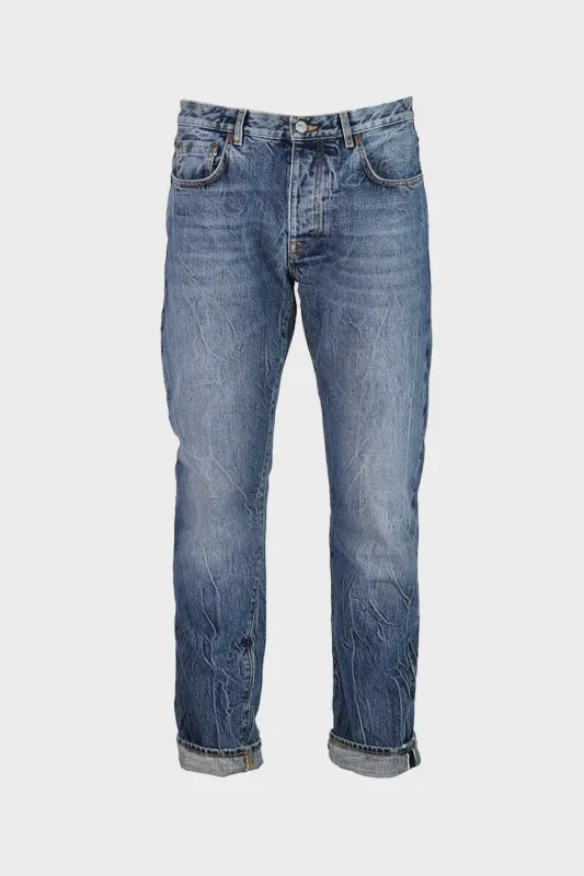 John 5 Pocket Denim Pants - Dark Washed sold by Canoe Club