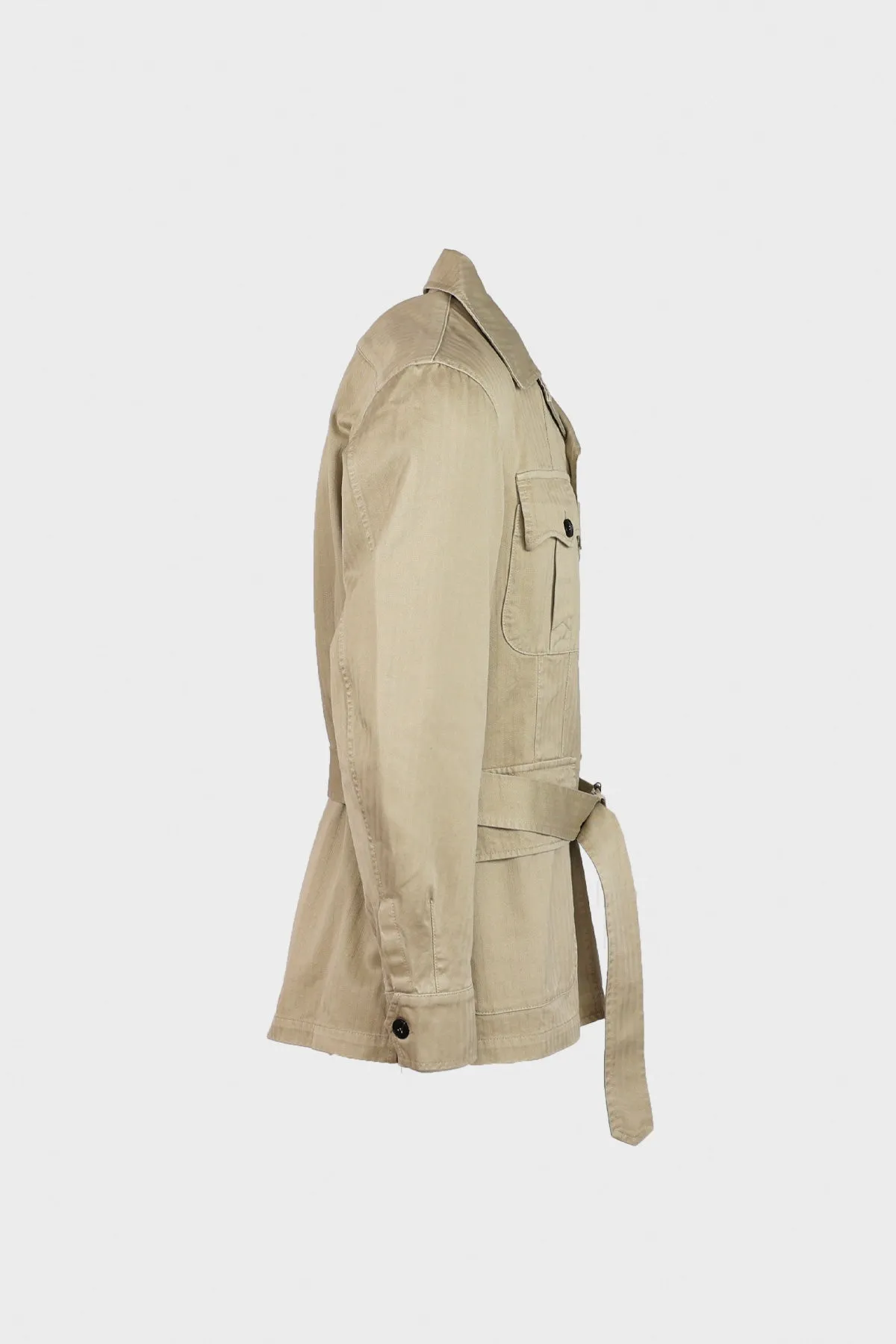 Clint Safari Jacket - Khaki sold by Canoe Club product image thumbnail 2