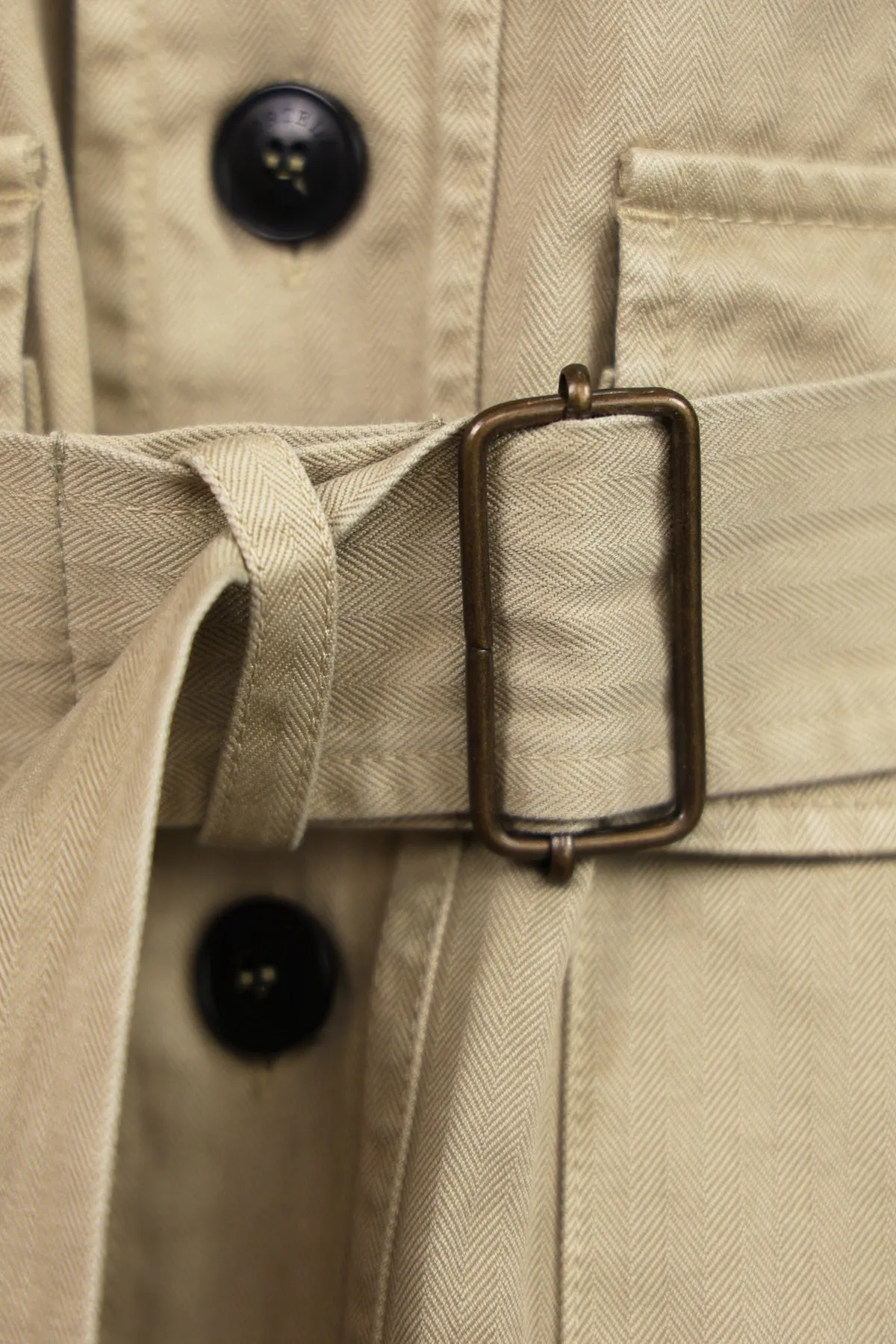 Clint Safari Jacket - Khaki sold by Canoe Club product image thumbnail 4