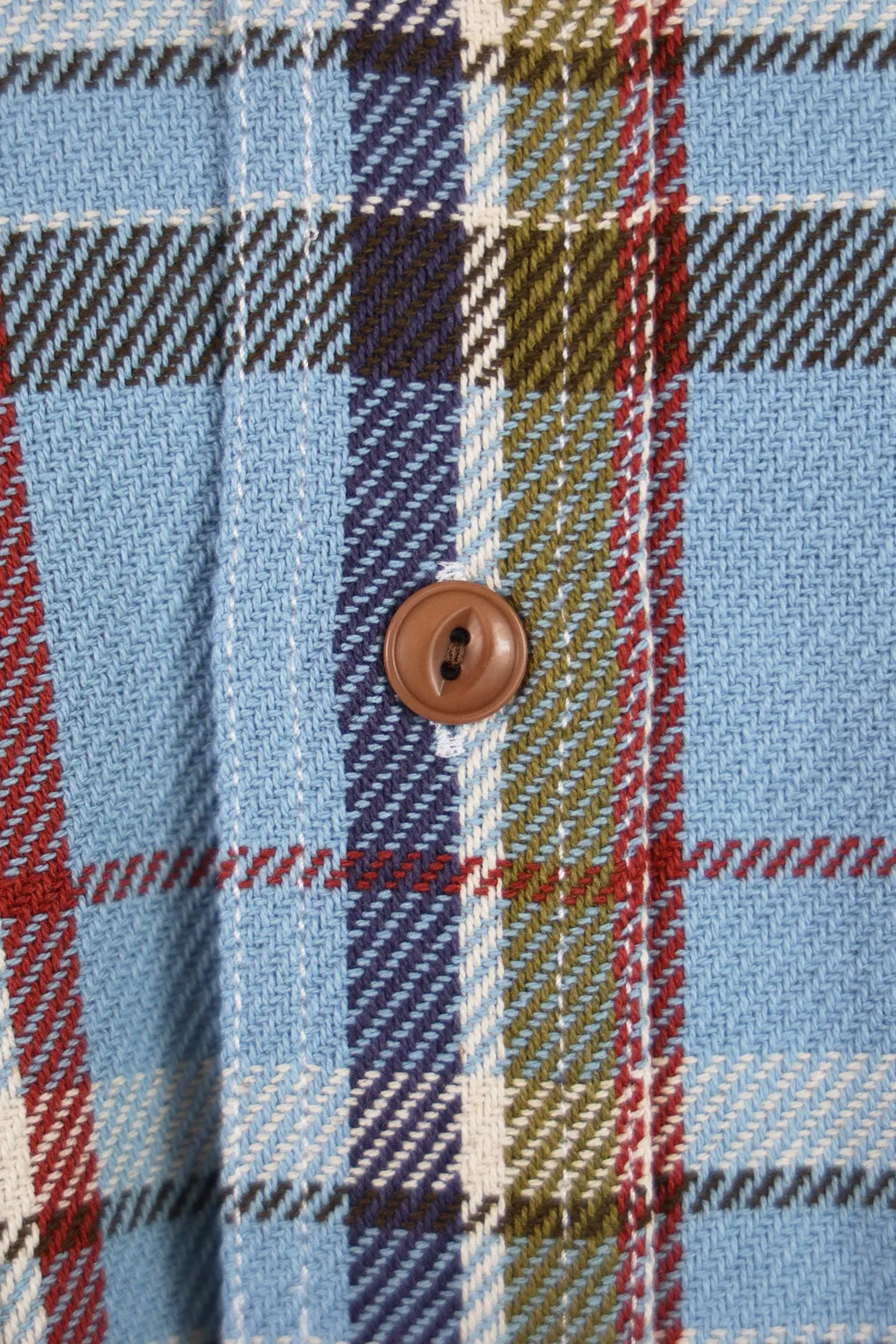 Check Patch Pocket Work Shirt - Sky sold by Canoe Club product image thumbnail 3