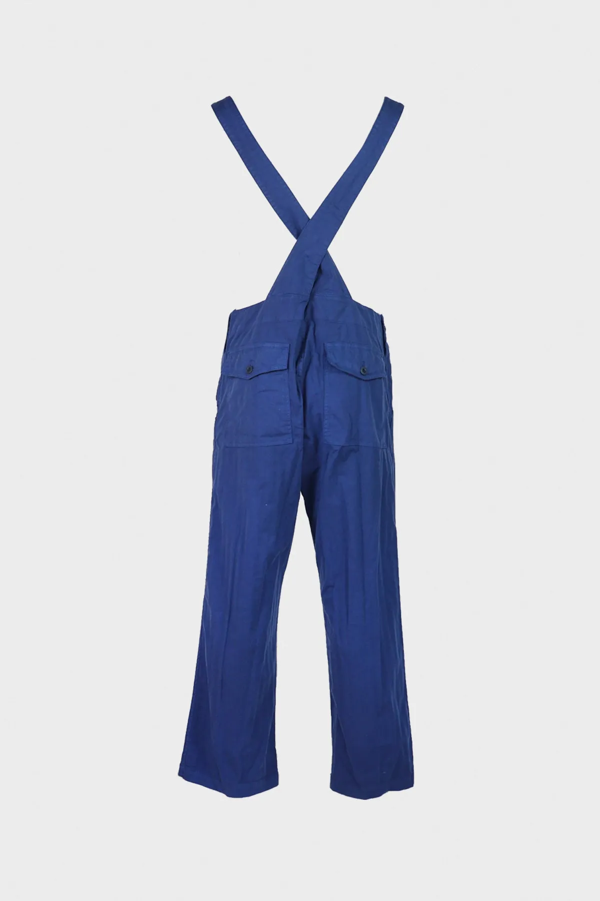 Garment Dye Wide Herringbone Old Style Bib Overalls - Royal Blue sold by Canoe Club product image thumbnail 2