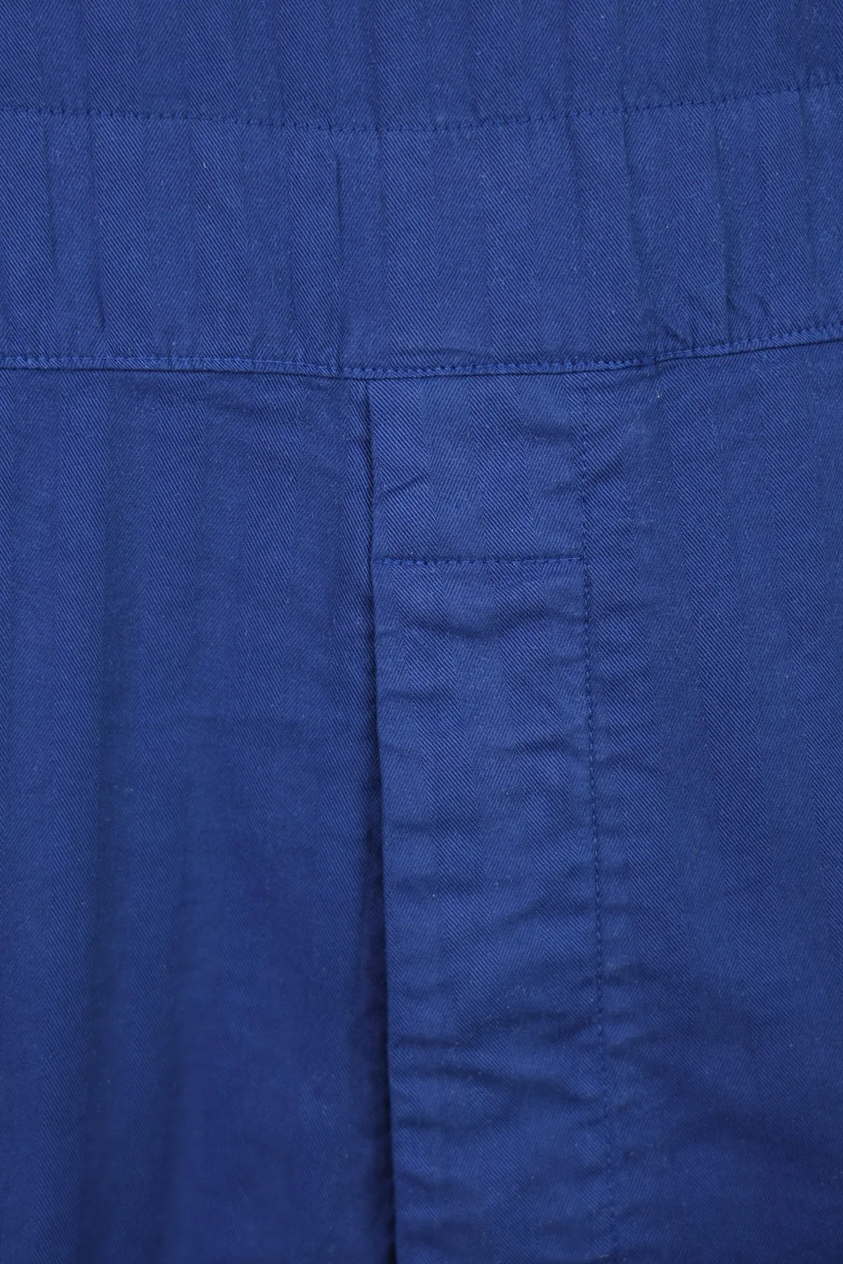 Garment Dye Wide Herringbone Old Style Bib Overalls - Royal Blue sold by Canoe Club product image thumbnail 4