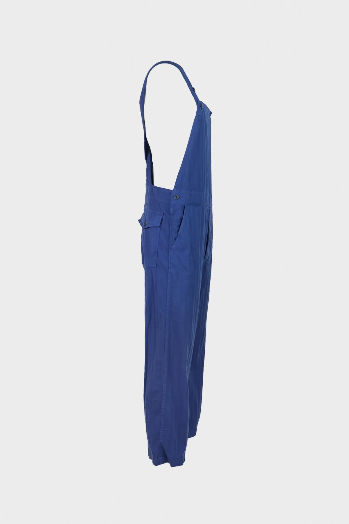 Garment Dye Wide Herringbone Old Style Bib Overalls - Royal Blue sold by Canoe Club product image thumbnail 3