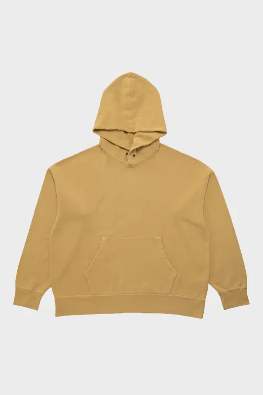 Jumbo SB Hoodie P.O. DMGD (U.D.) - Mustard made by Visvim