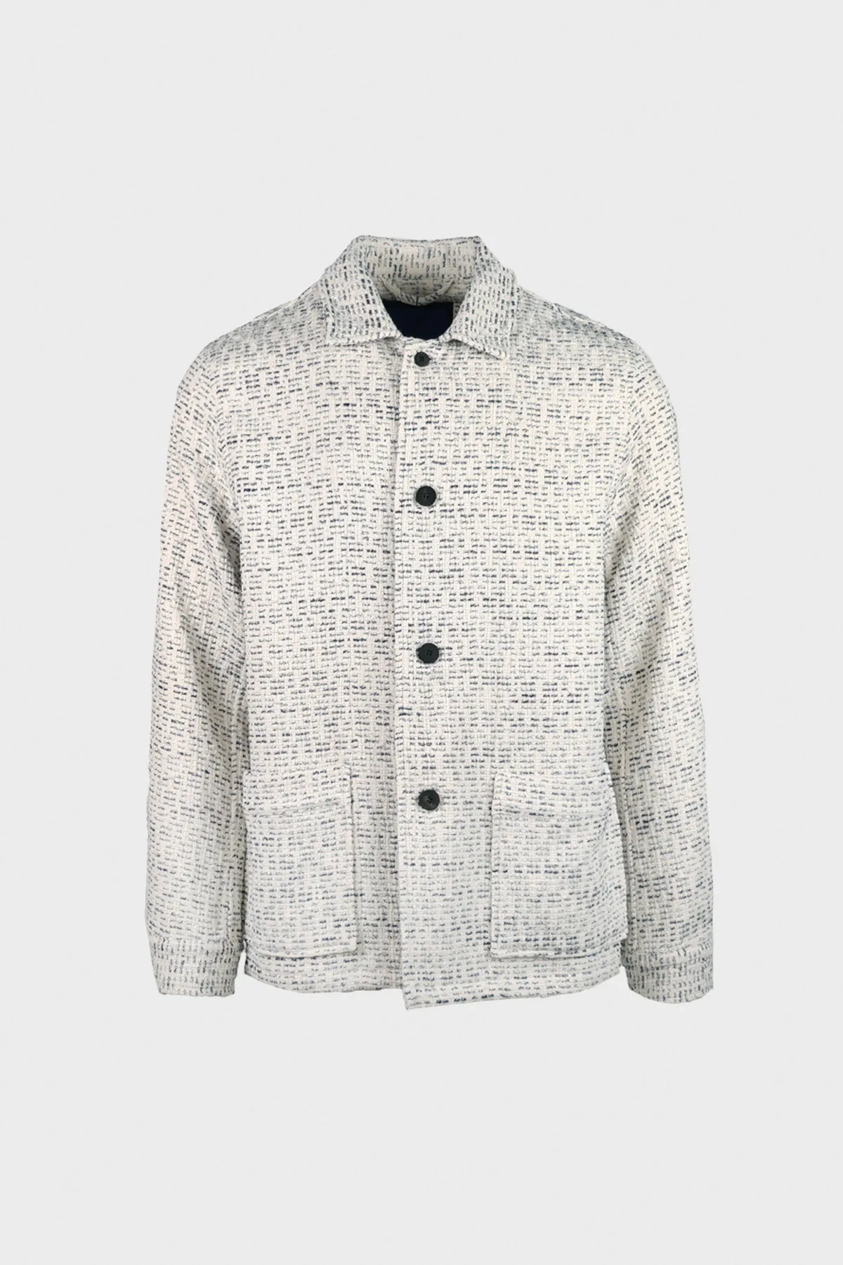 Italy Tweed Chore Jacket - Oatmeal sold by Canoe Club
